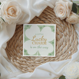 En Papier Serviette de Baby Shower Trèfle Chanceux