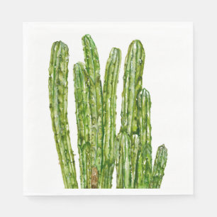 En Papier Serviette de cactus