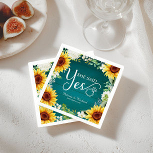En Papier Serviette de cocktail de fête de fiançailles de to