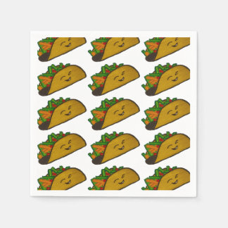 En Papier Serviette de fête Taco