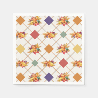 En Papier Serviette de la fête de Thanksgiving