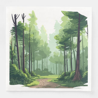 En Papier serviette de table
