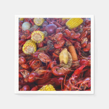 serviette de table à cocktail de langouste