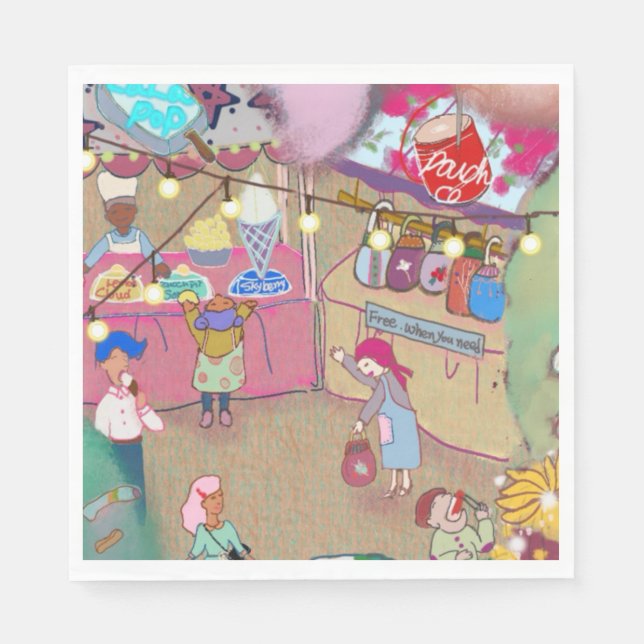 En Papier Serviette de table pour usage quotidien et pour év (Devant)