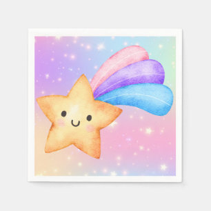 En Papier Serviette Étoile Filante Magique pour Fête