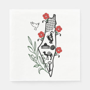 En Papier Serviette palestinienne