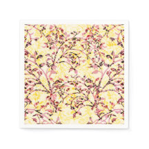 Serviette rétro pour dessert avec détails de glaça