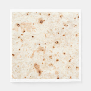 En Papier serviette tortilla