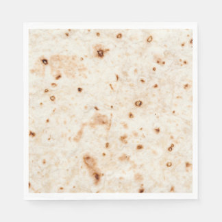 En Papier serviette tortilla