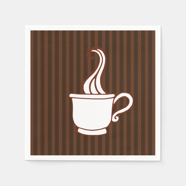 En Papier Serviettes de café (Devant)