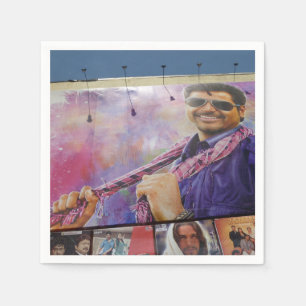 En Papier Serviettes de star de cinéma de Kollywood