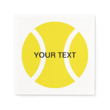 Serviettes de tennis à thème pour la maison ou le 