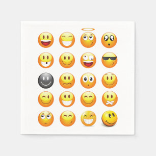 En Papier serviettes émoji