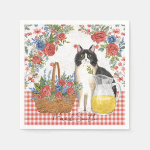 En Papier Serviettes pour chat du 4 juillet Serviette de fêt