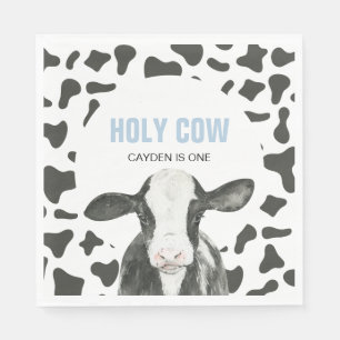En Papier Vache sacrée, je suis une serviette de fête d'anni