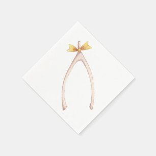 En Papier Wishbone - serviettes