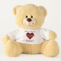 Proposition personnalisée Coeur Teddy Ours