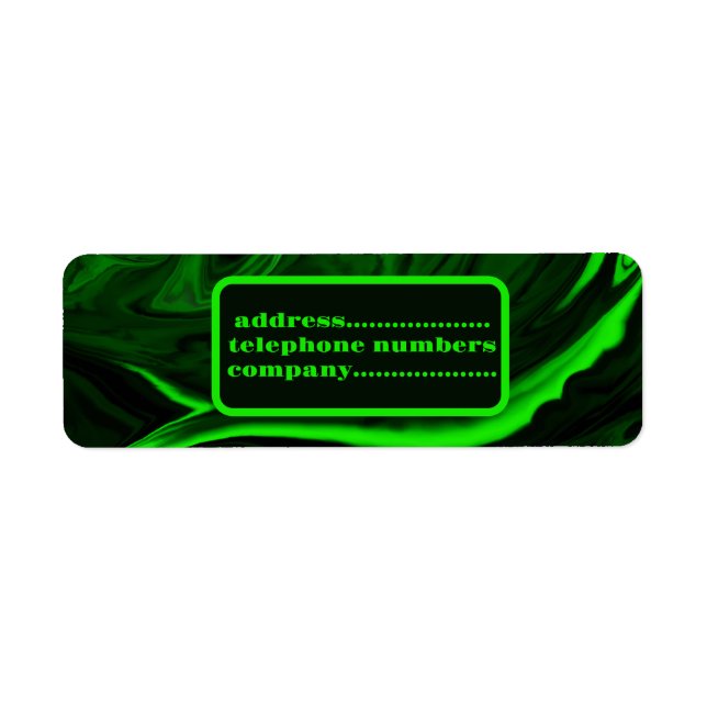en pierre de malachite verte, personnalisée (Devant)