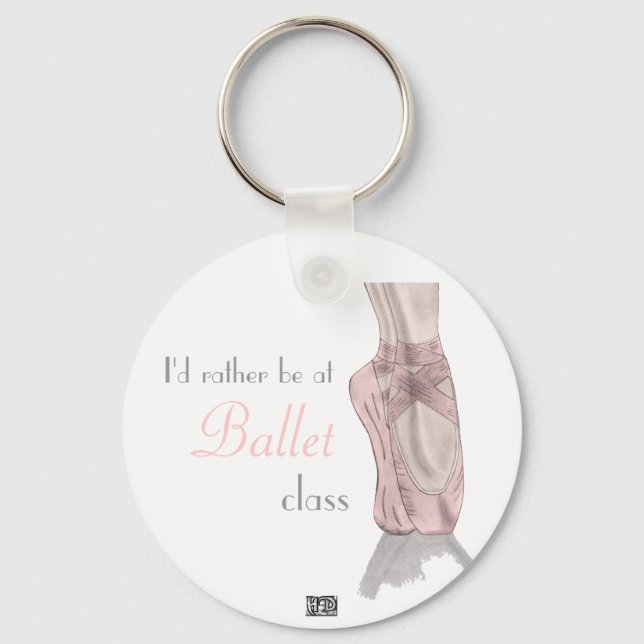 En pointe keychain (Front)