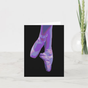 En Pointe Purple- Blank Note Card