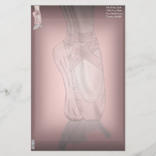 En pointe stationery