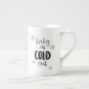 En Porcelaine Bébé c'est tasse froide d'hiver