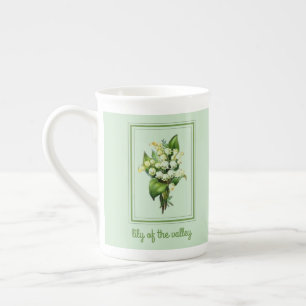 En Porcelaine Belle tasse de thé du muguet 10oz