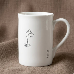 En Porcelaine Cadeau de tasse à café pour introverti avec dessin