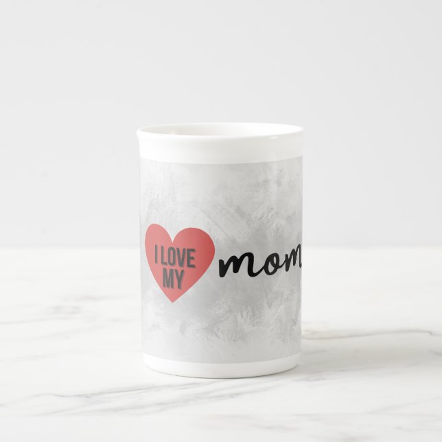 En Porcelaine Cadeau tasse pour la fête des mères  (Devant)