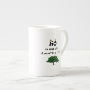En Porcelaine Cinquantième café d'anniversaire ou tasse drôle