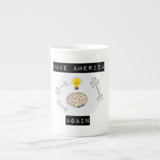 En Porcelaine "faites à l'Amérique encore" la tasse de café