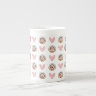 En Porcelaine Tasse Bébé Visage, Tasse Visage Personnalisé, Tass