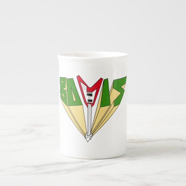 En Porcelaine Tasse de Bovis "Jimbo" (Devant)