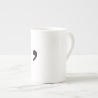 Tasse de café de virgule d'Oxford