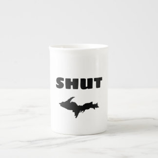 En Porcelaine Tasse de café supérieure drôle de péninsule