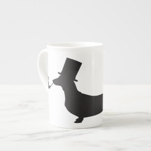 En Porcelaine Tasse de chien de saucisse