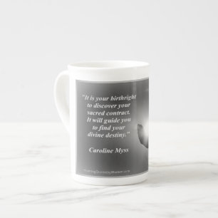 En Porcelaine Tasse de citation - Caroline Myss