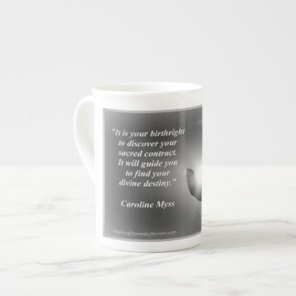 En Porcelaine Tasse de citation - Caroline Myss