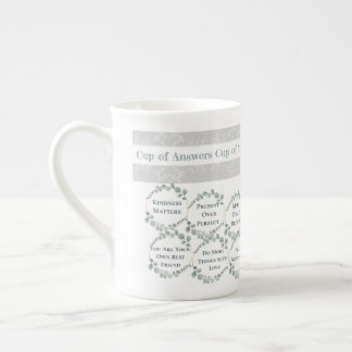 En Porcelaine Tasse de citations inspirantes d'amour de soi et d