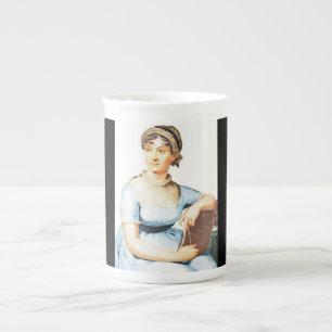 En Porcelaine Tasse de la Chine de thé de thème de Jane Austen