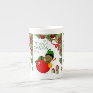 En Porcelaine Tasse de Noël, Elfe