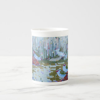 En Porcelaine Tasse de pinsons de Firetail