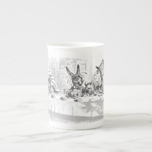 En Porcelaine Tasse de thé vintage Alice au pays des merveilles