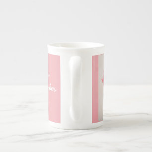 En Porcelaine Tasse rose