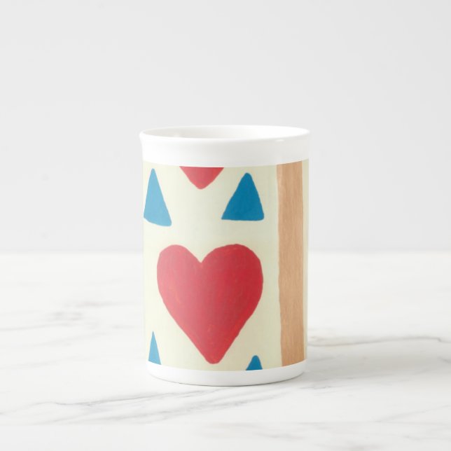 En Porcelaine Tasse spéciale Love Path (Devant)