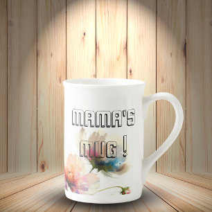 En Porcelaine Tasse Spécialité Florale de Maman