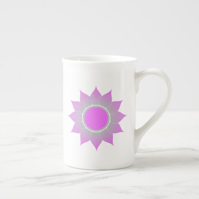 En Porcelaine Tasse spirituelle de Lotus (Droite)