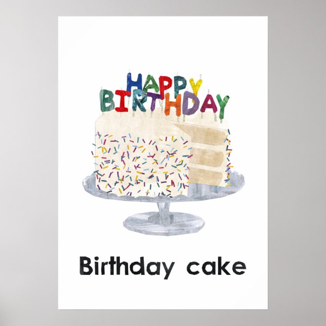En - Poster de gâteau d'anniversaire (Devant)