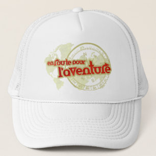 en route pour l'aventure aventurier casquette