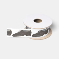 Black Jazz Dance Chaussure Danseuse Ruban